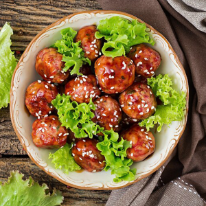 6 Honey Barbecue Meatballs