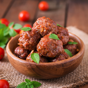 6 Jerk Meatballs